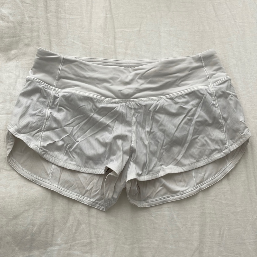 White Lululemon Shorts